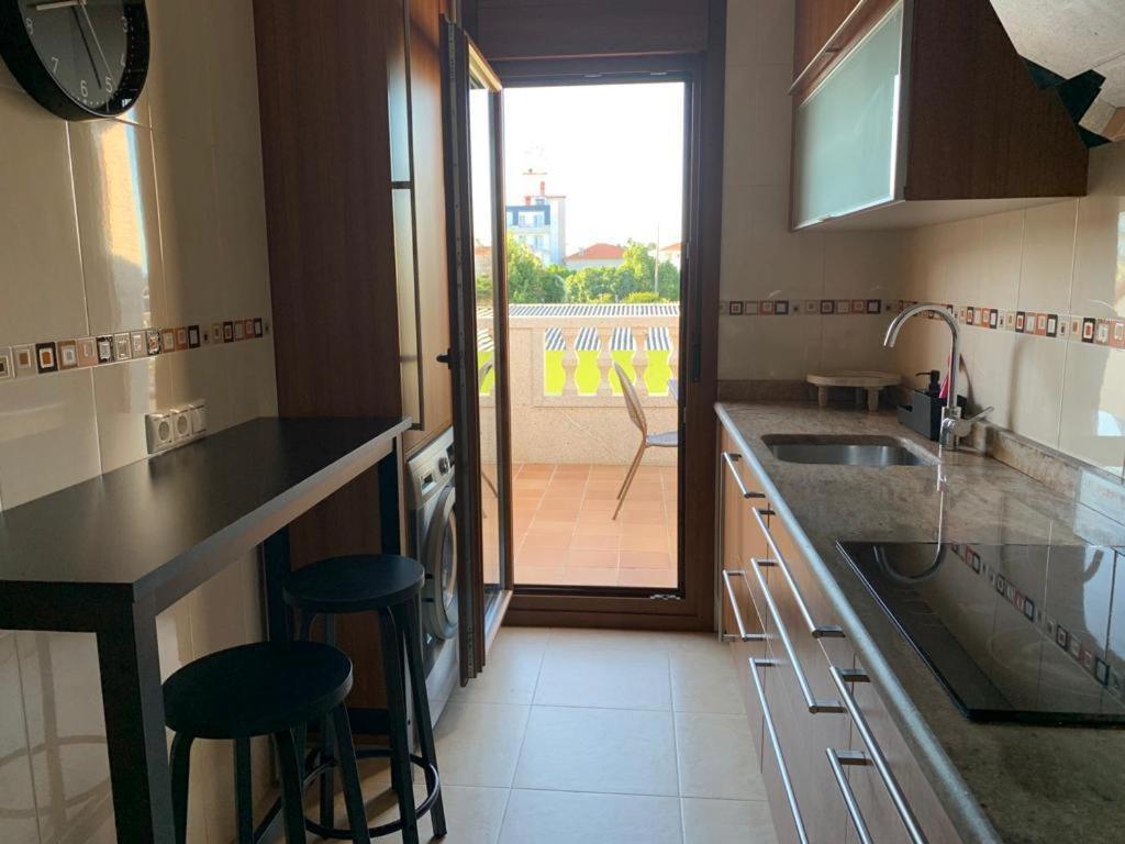 "Sanxenxo Holidays" Atico Con Garaje, Barbacoa Y Piscina A 5 Min Del Centro Ngoại thất bức ảnh