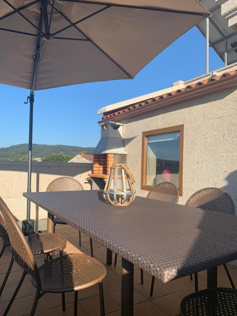 "Sanxenxo Holidays" Atico Con Garaje, Barbacoa Y Piscina A 5 Min Del Centro Ngoại thất bức ảnh