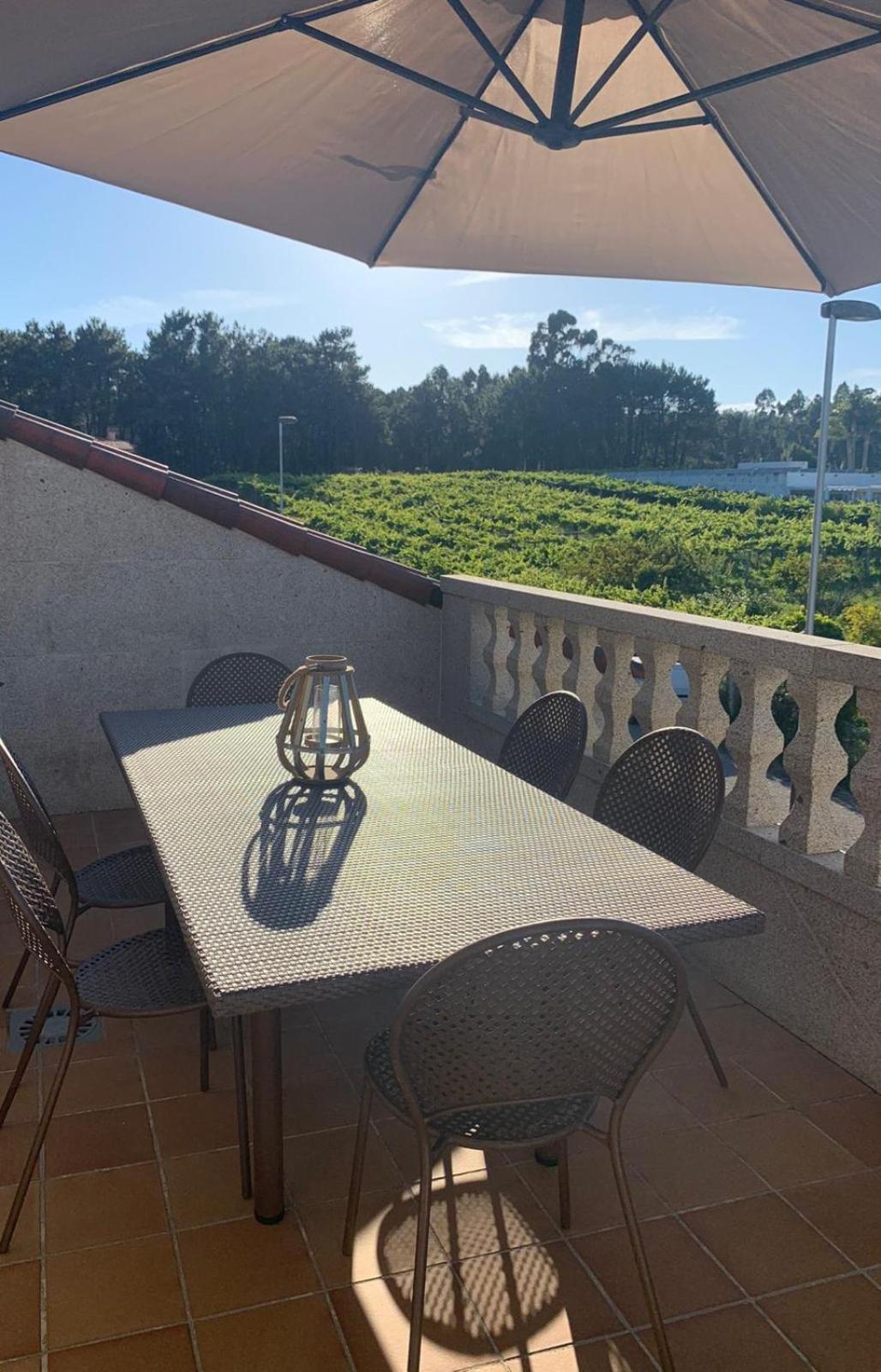 "Sanxenxo Holidays" Atico Con Garaje, Barbacoa Y Piscina A 5 Min Del Centro Ngoại thất bức ảnh